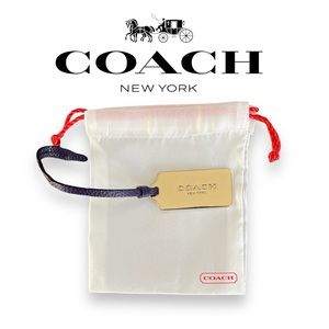 Coach Leather Hangtag